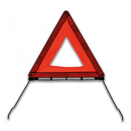 2 Triangles De Signalisation Réfléchissants Pour Voiture - Kit Sécurité Routière, Dimensions ~25,6x25,6x22,5cm