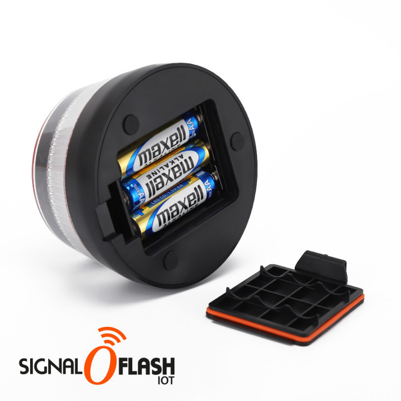 MAGIC SELECT Luz de Emergencia V16 para Señalización en Carretera de Coche y Moto. Luz Amarilla Intermitente y Blanca Fija, Encendido Automático, Base Imantada y Batería Recargable. NO TIENE GPS